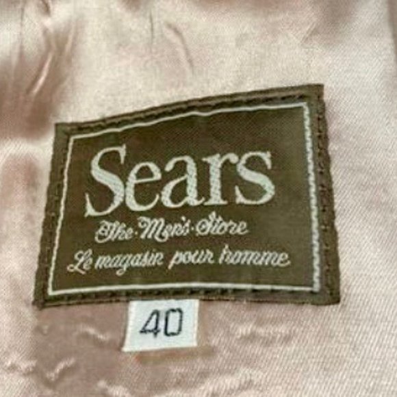 Vintage 70s Grey Suede Fur Sears Trench Coat - Picture 4 of 4